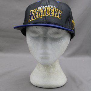 Kentucky Wildcats Hat (VTG) - Leather Script by Modern Headwear - Adult Snapback